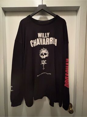 WILLY CHAVARRIA KANGAROO LONG SLEEVE T-SHIRT